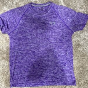 Under Armour Men's Heathered Purple Tee